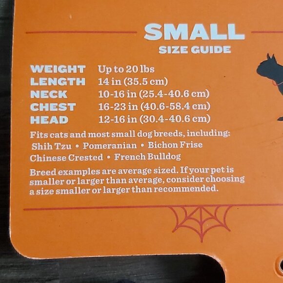 HYDE and EEK! Pet HALLOWEEN Jack O' Lantern PAJAMA Pullover Size - Small - Picture 8 of 9